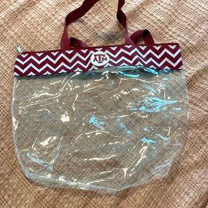Clear A&M Game Day Tote Bag